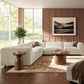 Auren 5 Piece Lattice Bouclé Upholstered Modular Corner Sectional by Modway EEI-7724