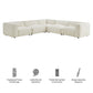 Auren 5 Piece Lattice Bouclé Upholstered Modular Corner Sectional by Modway EEI-7724