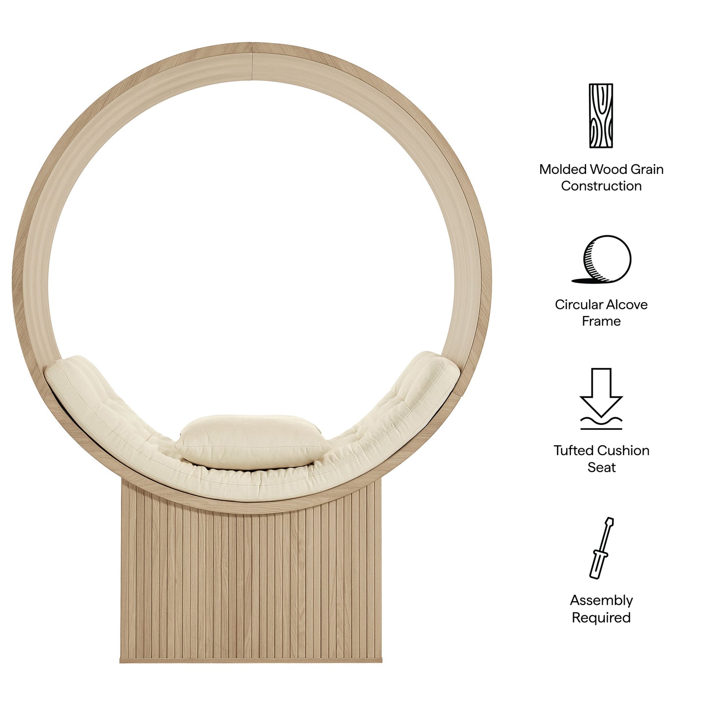 Aperture Round Alcove Accent Chair by Modway EEI-7727