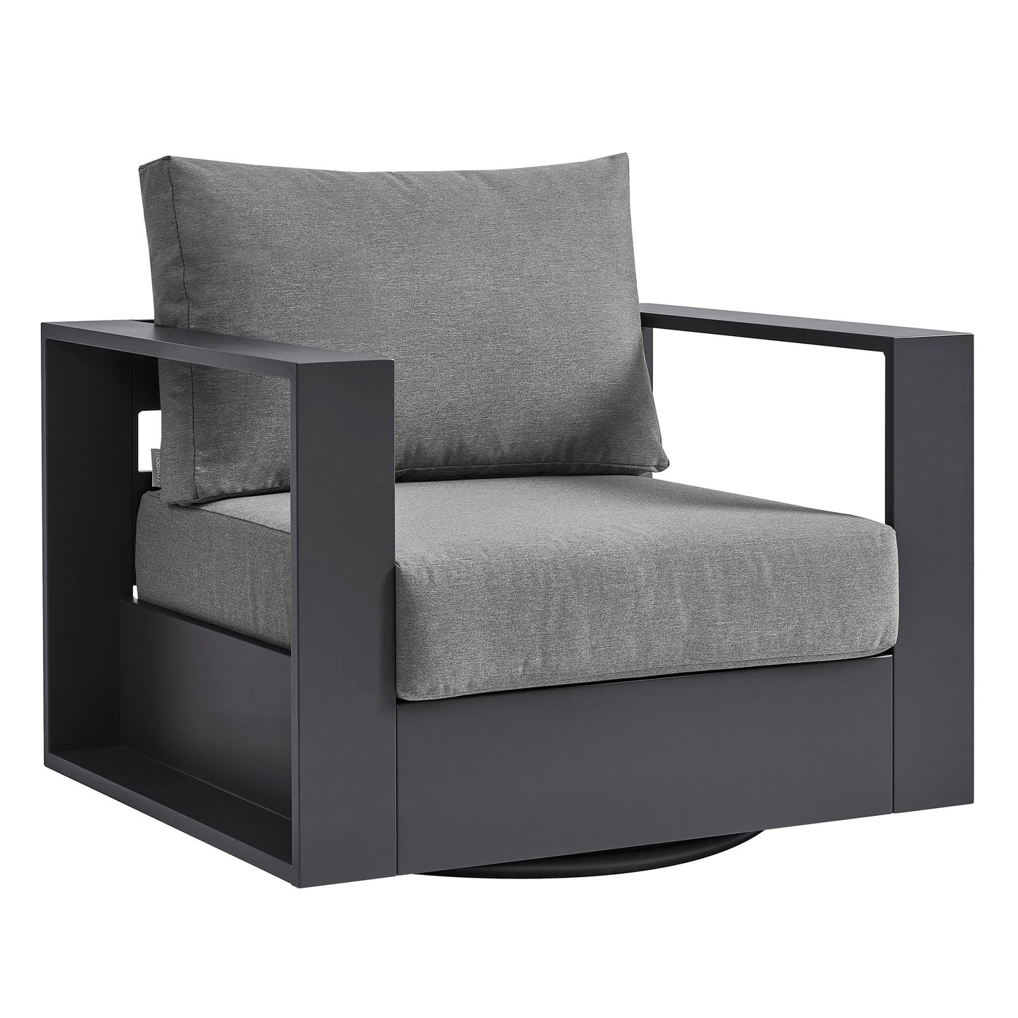 Tahoe Outdoor Patio Powder-Coated Aluminum Swivel Armchair by Modway EEI-7728