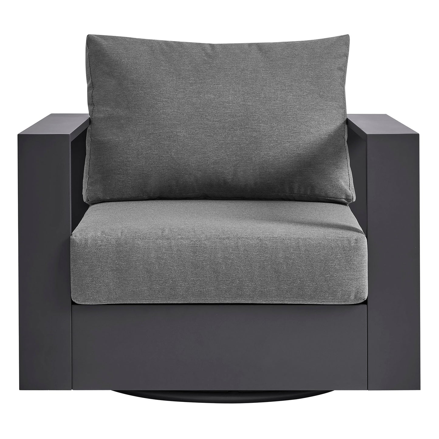 Tahoe Outdoor Patio Powder-Coated Aluminum Swivel Armchair by Modway EEI-7728