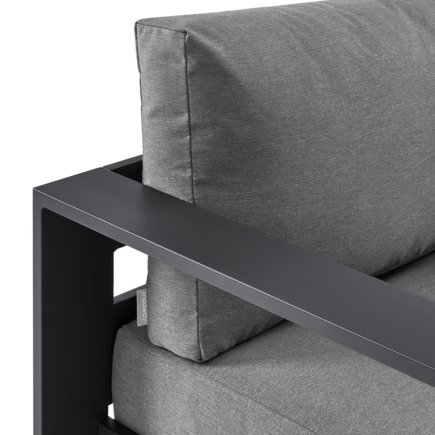 Tahoe Outdoor Patio Powder-Coated Aluminum Swivel Armchair by Modway EEI-7728