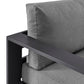 Tahoe Outdoor Patio Powder-Coated Aluminum Swivel Armchair by Modway EEI-7728