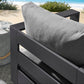 Tahoe Outdoor Patio Powder-Coated Aluminum Swivel Armchair by Modway EEI-7728