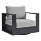 Tahoe Outdoor Patio Powder-Coated Aluminum Swivel Armchair by Modway EEI-7728