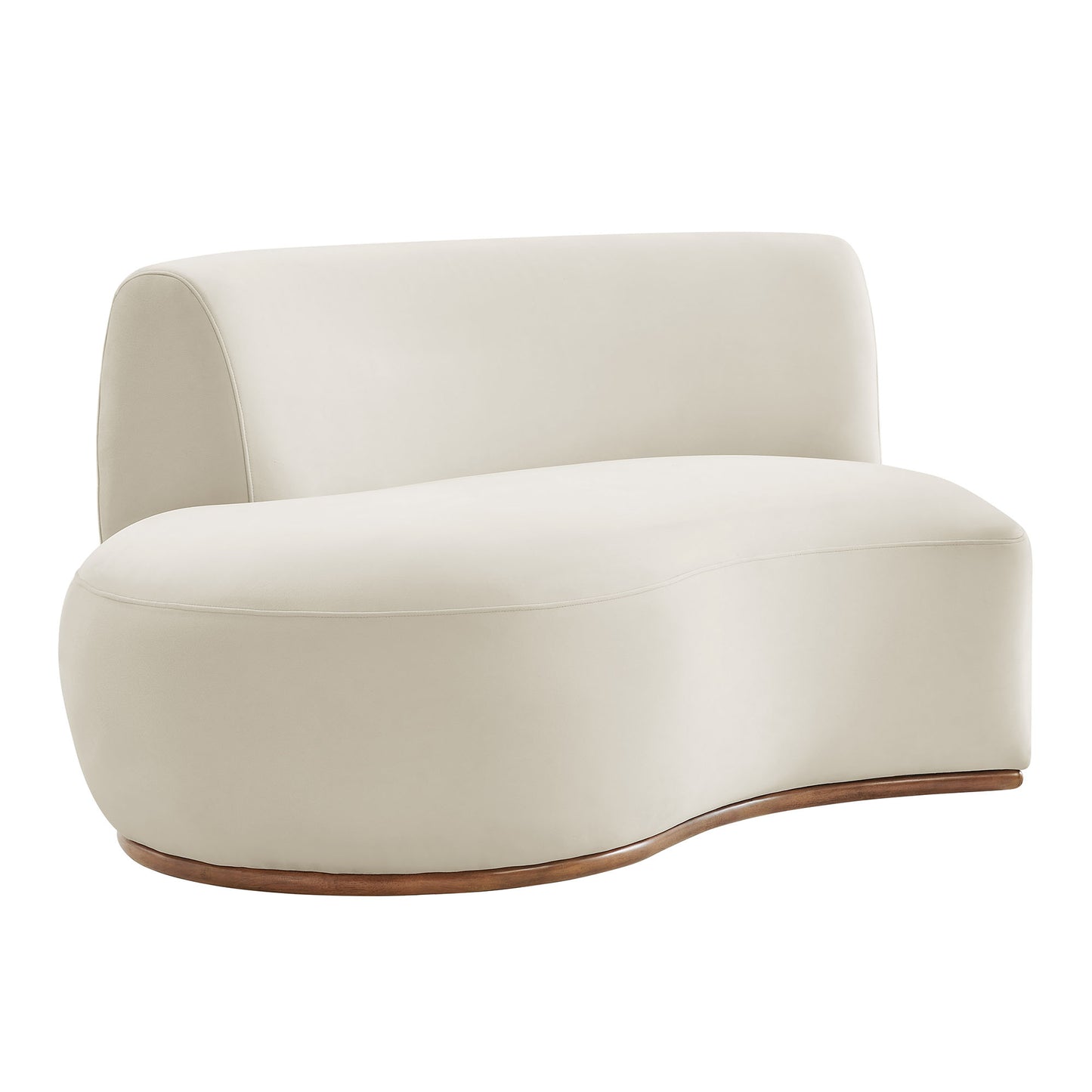 Rialta Curved Left-Arm Performance Velvet Sectional Loveseat by Modway EEI-7733
