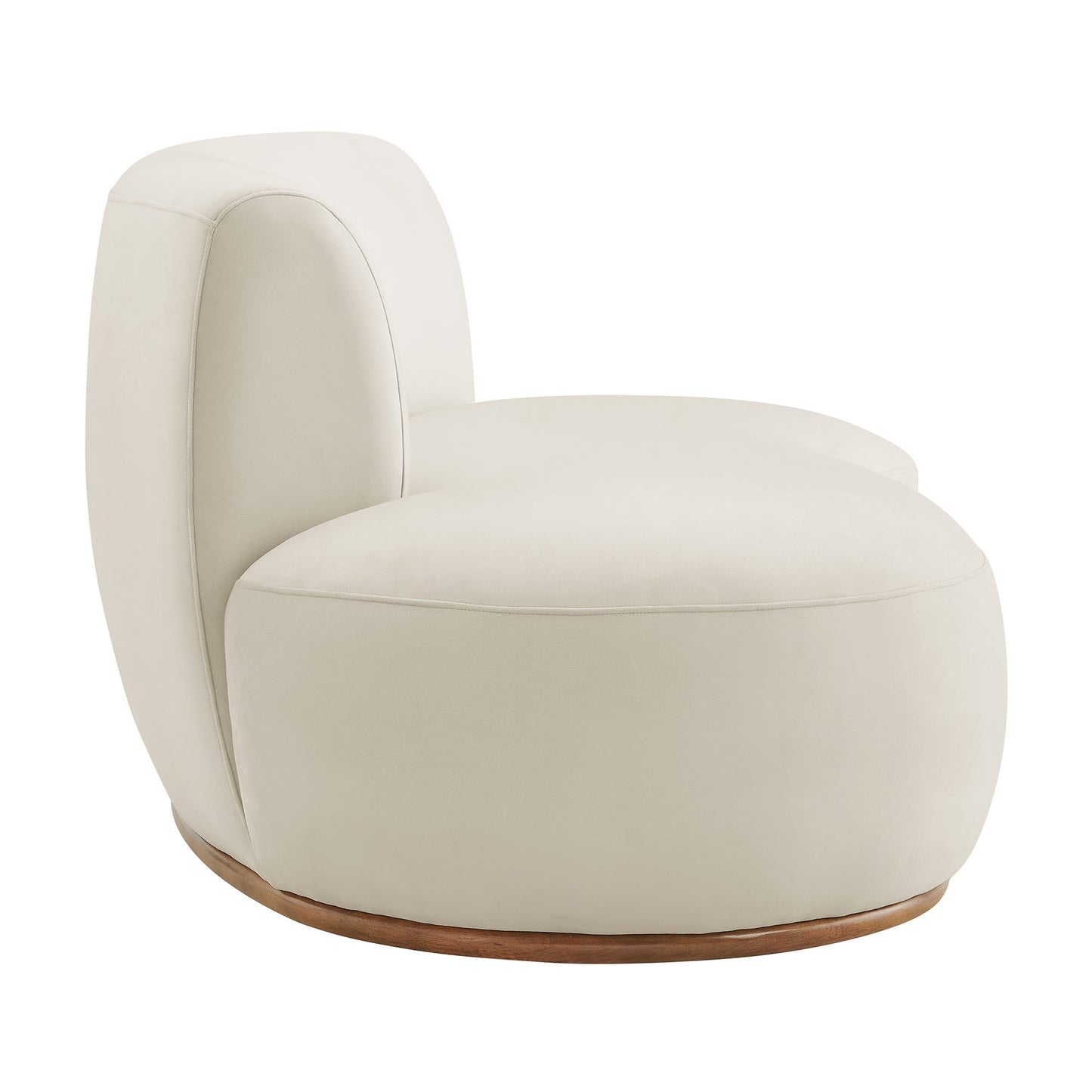 Rialta Curved Left-Arm Performance Velvet Sectional Loveseat by Modway EEI-7733