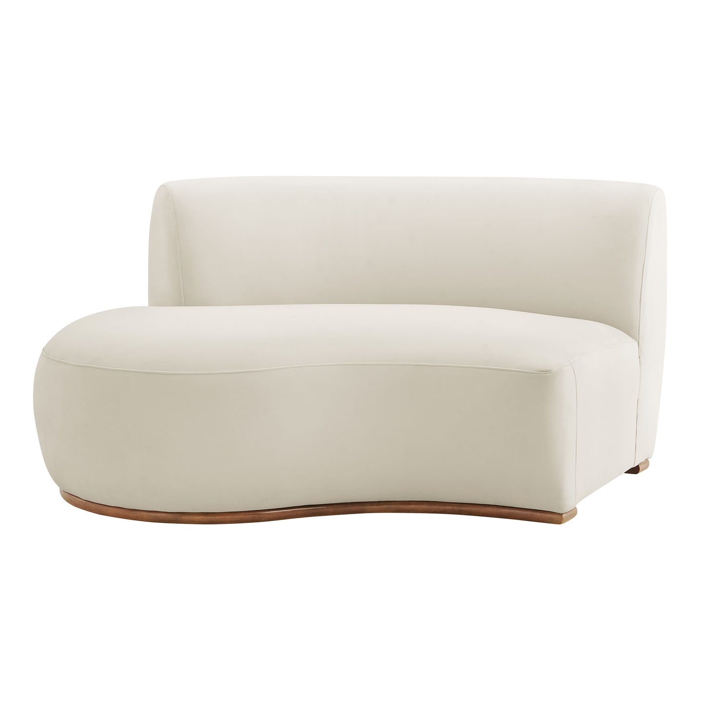 Rialta Curved Left-Arm Performance Velvet Sectional Loveseat by Modway EEI-7733