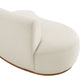 Rialta Curved Left-Arm Performance Velvet Sectional Loveseat by Modway EEI-7733