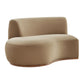 Rialta Curved Left-Arm Performance Velvet Sectional Loveseat by Modway EEI-7733