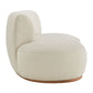 Rialta Curved Left-Arm Slub Weave Fabric Sectional Loveseat by Modway EEI-7736