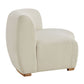 Rialta Curved Armless Slub Weave Fabric Sectional Loveseat by Modway EEI-7737