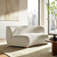 Rialta Curved Armless Slub Weave Fabric Sectional Loveseat by Modway EEI-7737