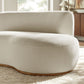 Rialta Curved Right-Arm Slub Weave Fabric Sectional Loveseat by Modway EEI-7738