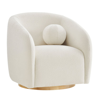 Holland Swivel Chenille Fabric Armchair by Modway EEI-7740