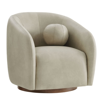 Holland Swivel Vegan Leather Armchair by Modway EEI-7743