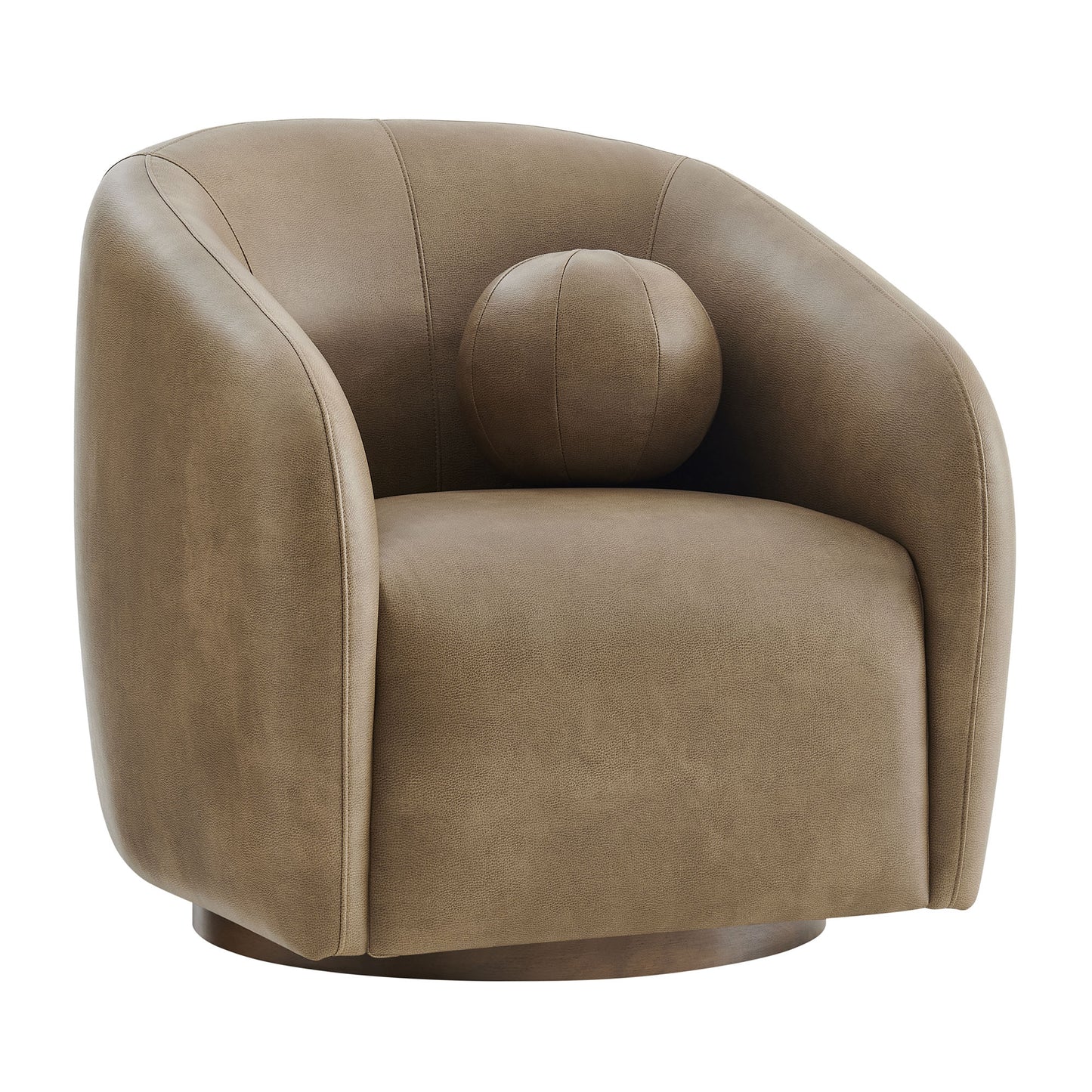 Holland Swivel Vegan Leather Armchair by Modway EEI-7743