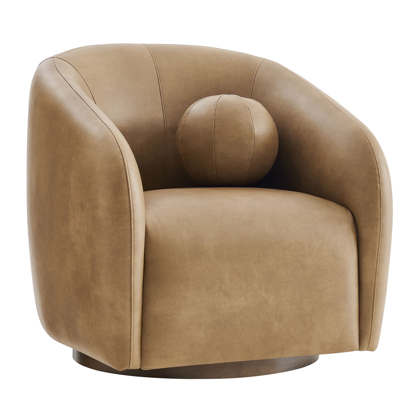 Holland Swivel Vegan Leather Armchair by Modway EEI-7743