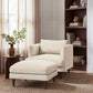 Zoya Down Filled Overstuffed Boucle Ottoman by Modway EEI-7754
