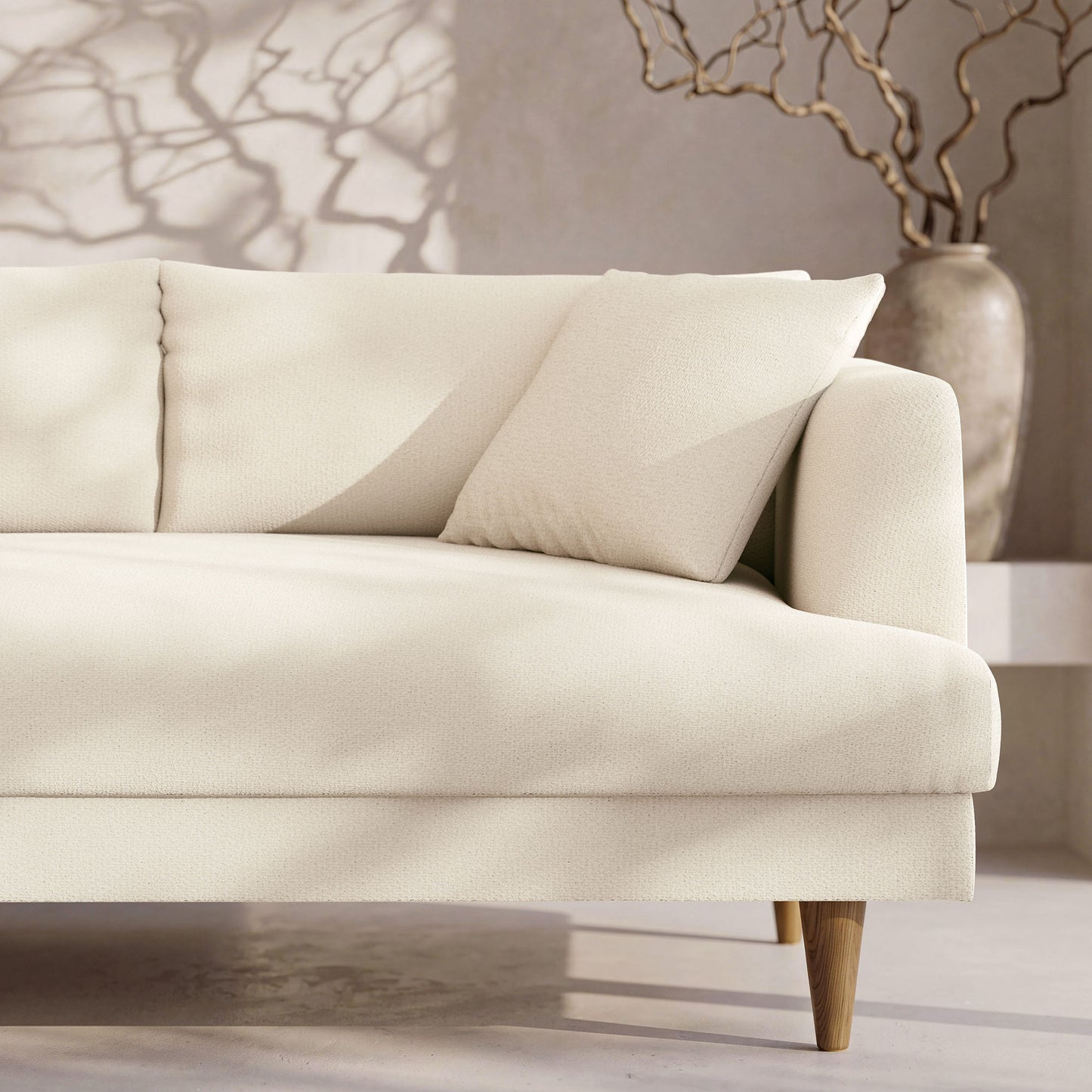 Zoya Left-Facing Down Filled Overstuffed Boucle Sectional Sofa by Modway EEI-7755