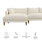 Zoya Left-Facing Down Filled Overstuffed Boucle Sectional Sofa by Modway EEI-7755