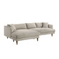 Zoya Left-Facing Down Filled Overstuffed Boucle Sectional Sofa by Modway EEI-7755