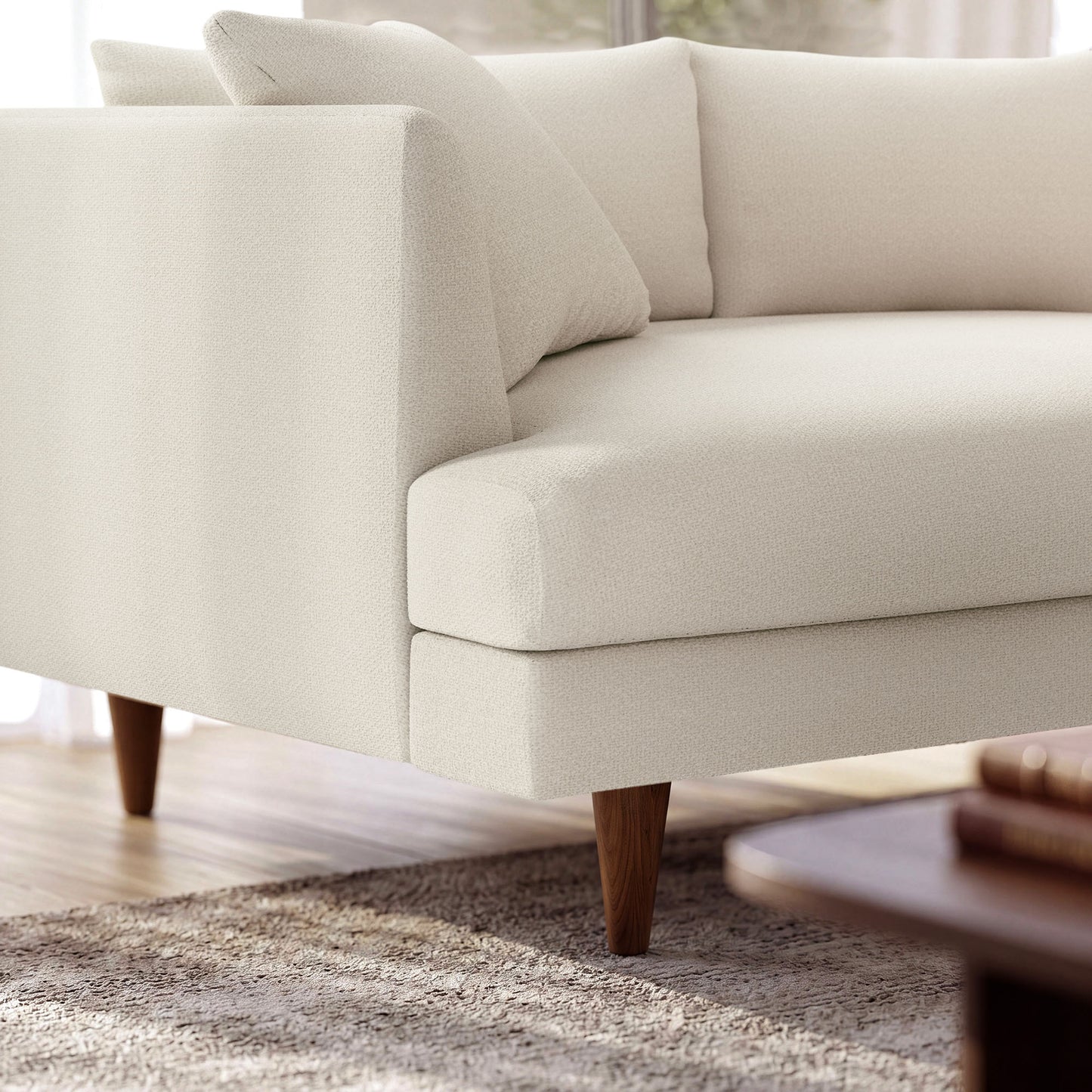 Zoya 3 Piece Down Filled Overstuffed Boucle Sectional Sofa by Modway EEI-7757