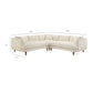 Zoya 3 Piece Down Filled Overstuffed Boucle Sectional Sofa by Modway EEI-7757