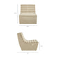 Corbin Performance Fleece Armless Accent Chair by Modway EEI-7763