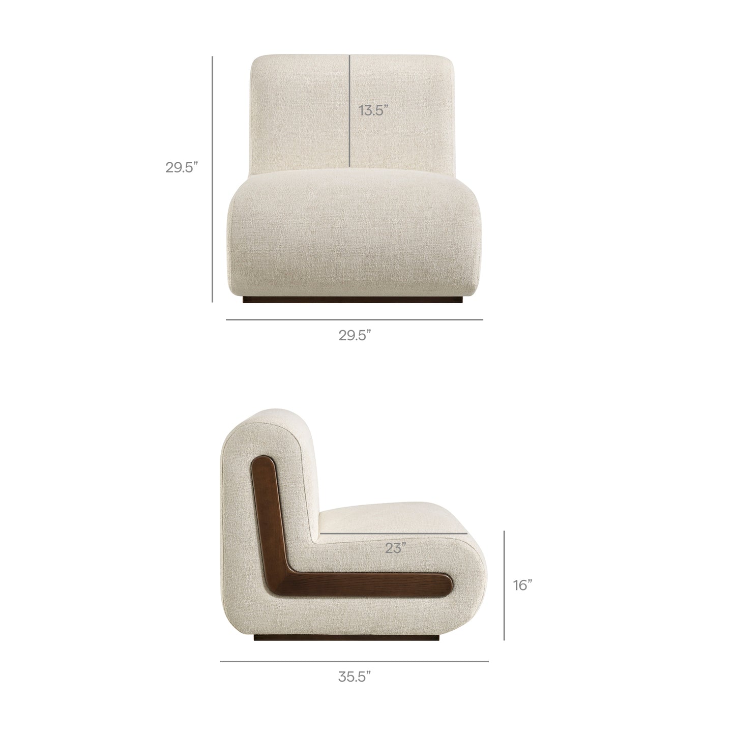 Denby Linen Blend Accent Chair by Modway EEI-7765