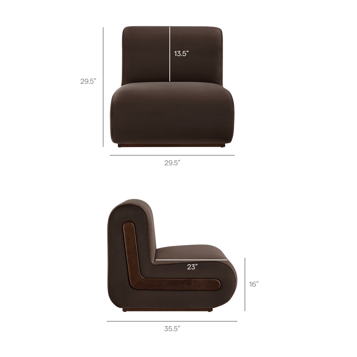 Denby Performance Velvet Accent Chair by Modway EEI-7766