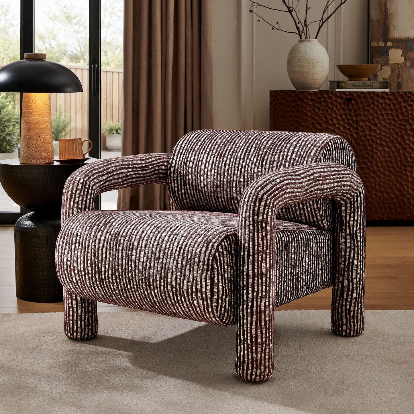 Quill Patterned Woven Fabric Accent Chair by Modway EEI-7772