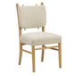 Mauden Striped Dining Side Chairs Set of 2 by Modway EEI-7777