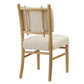 Mauden Striped Dining Side Chairs Set of 2 by Modway EEI-7777