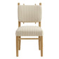 Mauden Striped Dining Side Chairs Set of 2 by Modway EEI-7777
