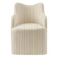 Cordelle Linen Blend Swivel Dining Chair by Modway EEI-7780