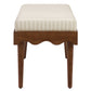 Mirette Scalloped Edge Striped Accent Bench by Modway EEI-7781