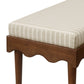 Mirette Scalloped Edge Striped Accent Bench by Modway EEI-7781