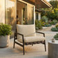 Nomi Outdoor Patio Teak Wood Sling Chair by Modway EEI-7785