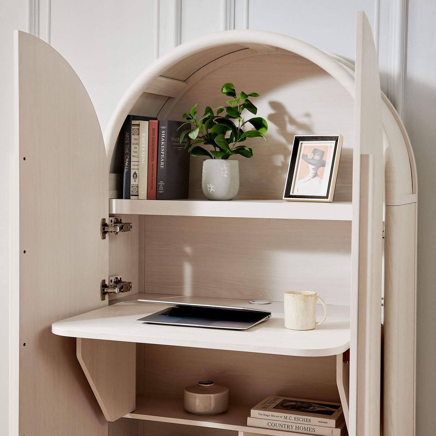 Bellamy Arched Fold-Out Desk Cabinet by Modway EEI-7790