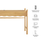 Darcy 62 Inch Wood Computer Desk by Modway EEI-7791