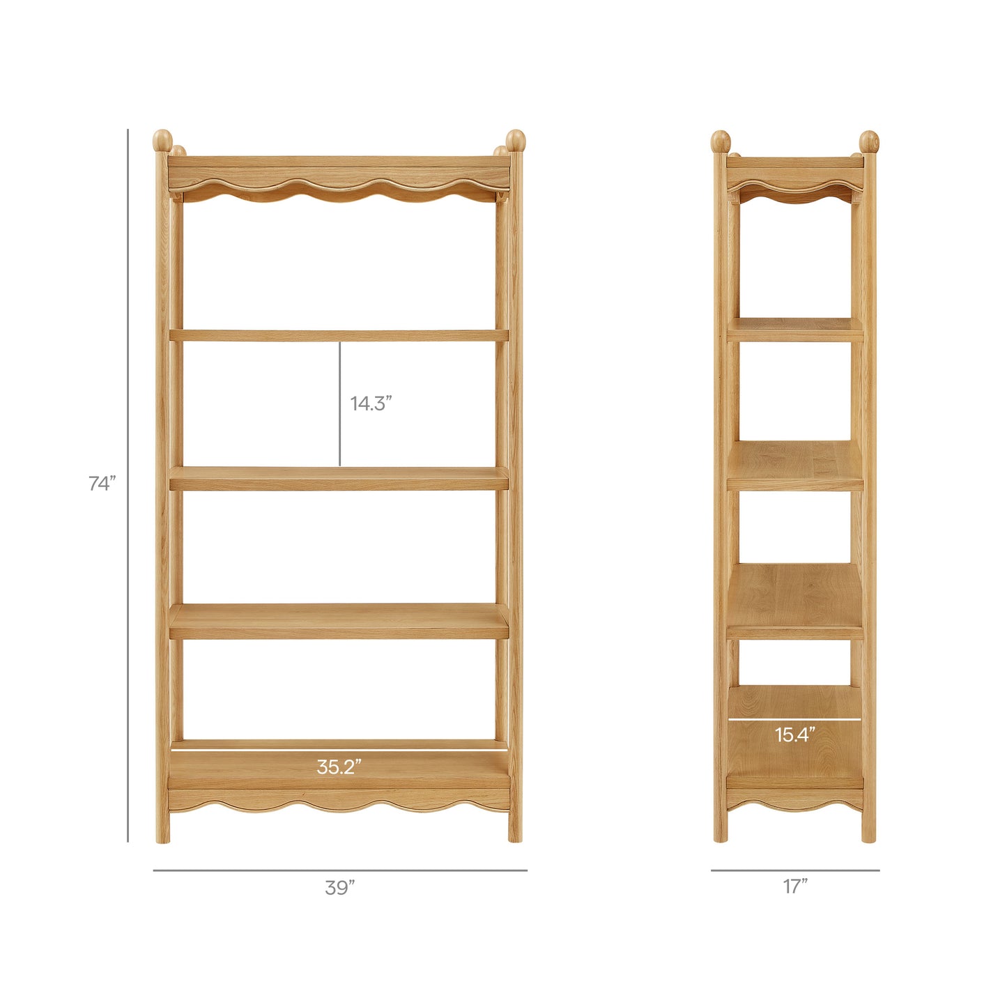Darcy 4-Tier Open Bookcase by Modway EEI-7793