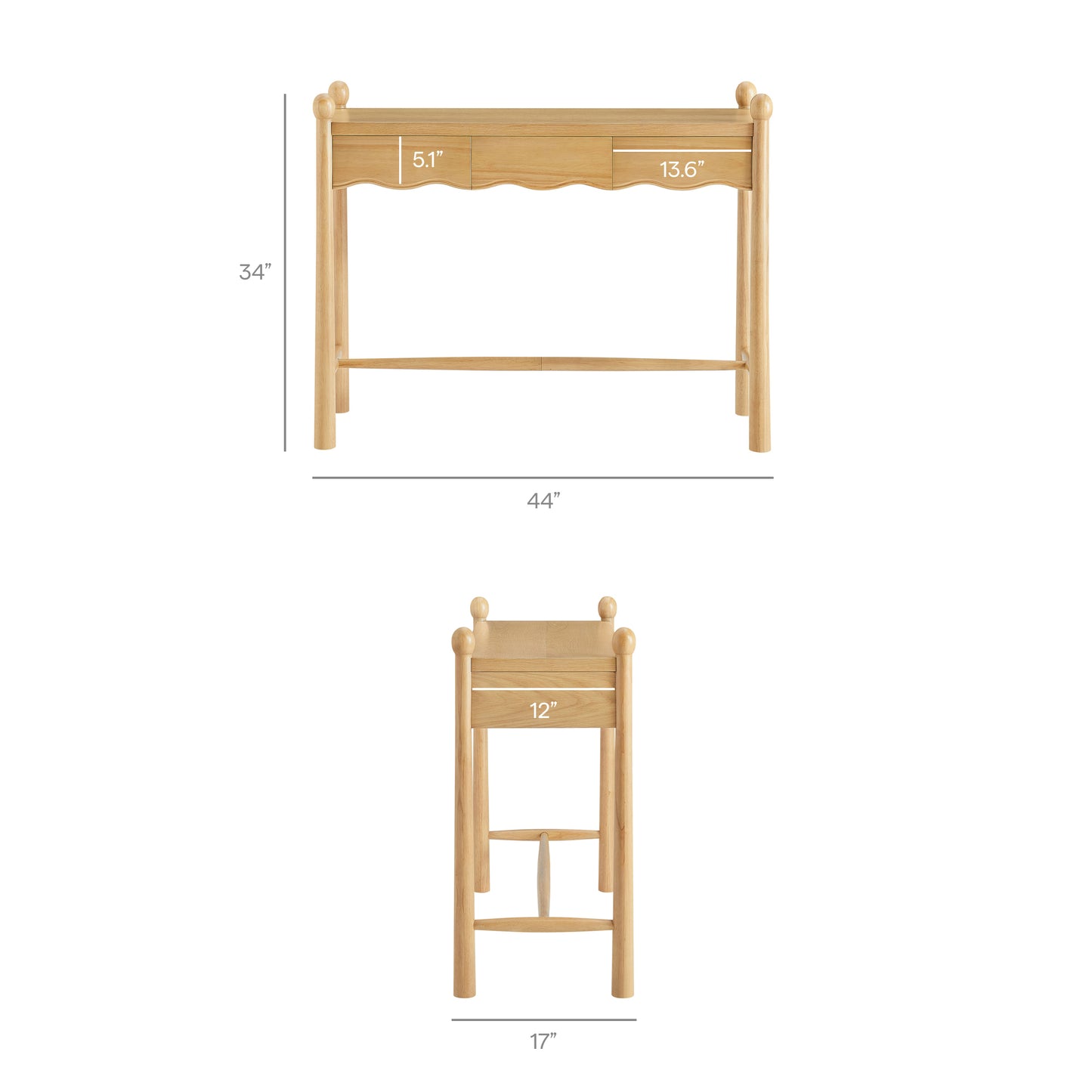 Darcy 44 Inch Wood Console Table by Modway EEI-7794