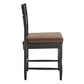 Jax Oak Wood Dining Chair With Wavy Razor Back and Cushion Set of 2 by Modway EEI-7798