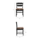 Jax Oak Wood Dining Chair With Wavy Razor Back and Cushion Set of 2 by Modway EEI-7798