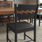 Jax Oak Wood Dining Chair With Wavy Razor Back Set of 2 by Modway EEI-7799