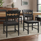 Jax Oak Wood Dining Chair With Wavy Razor Back Set of 2 by Modway EEI-7799