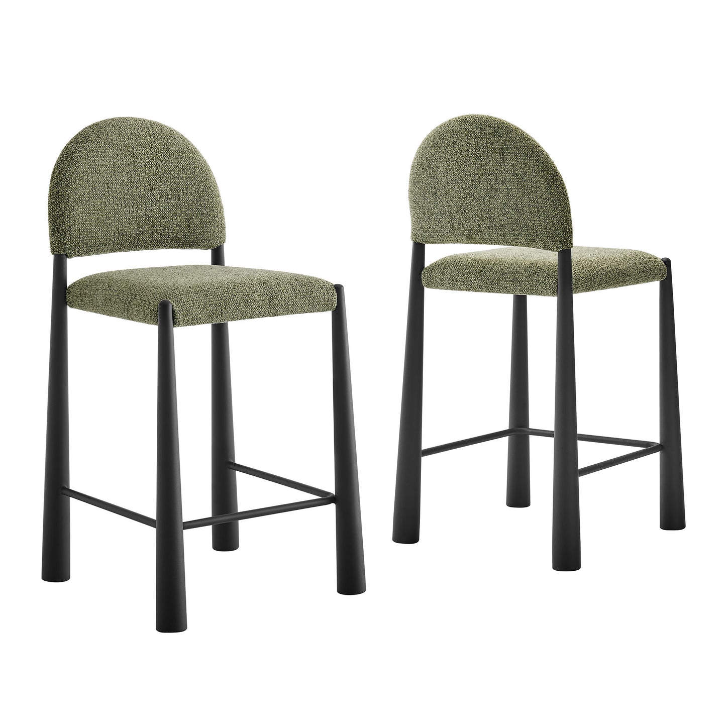 Hayley Upholstered Fabric Counter Stools Set of 2 by Modway EEI-7801