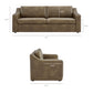 Liora 87 Inch Vegan Leather Sofa by Modway EEI-7803