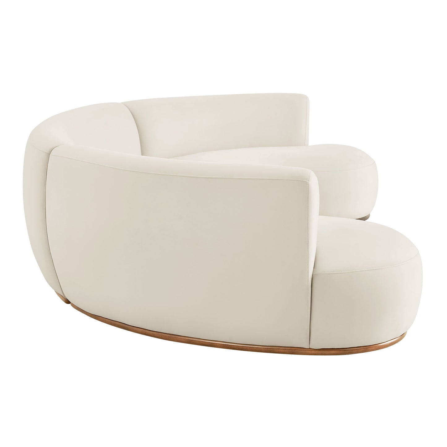 Rialta 3 Piece Curved Performance Velvet Sectional Sofa by Modway EEI-7805